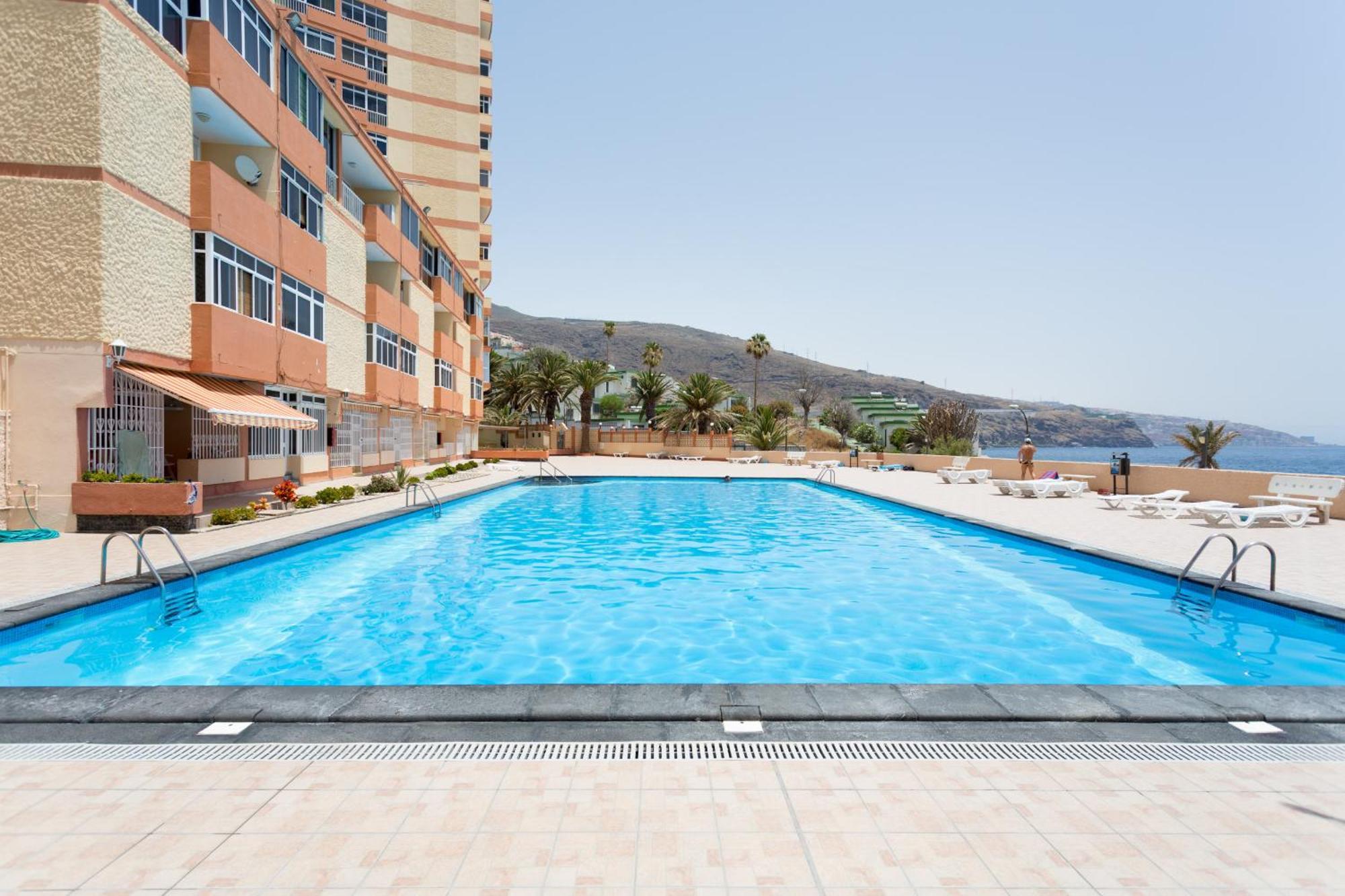 Frontline Duplex Las Arenitas With Pool Candelaria Exterior foto