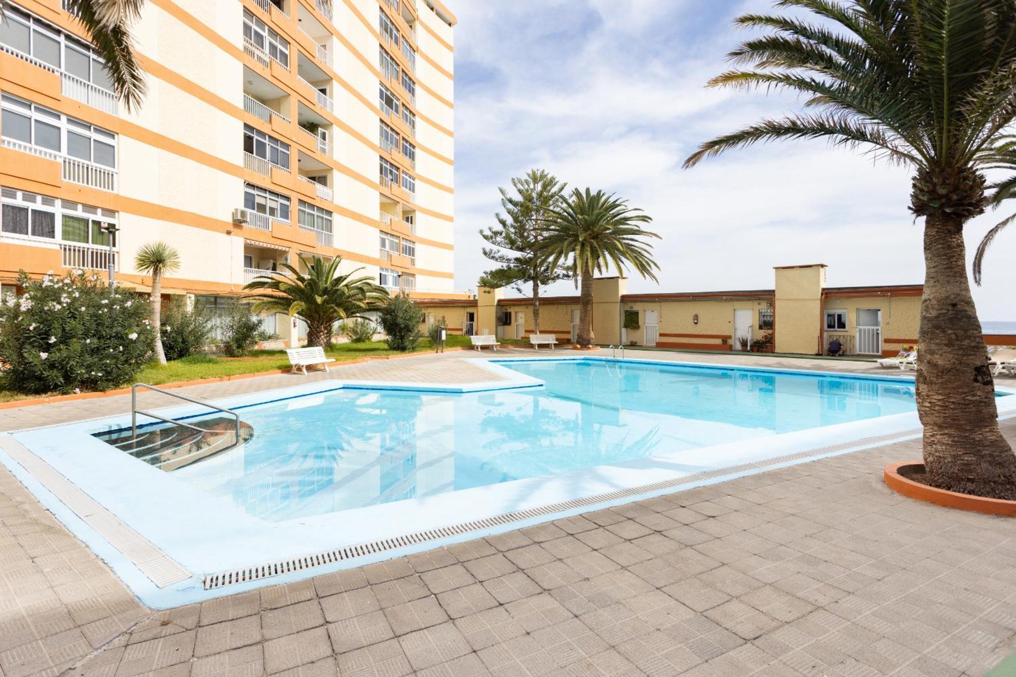 Frontline Duplex Las Arenitas With Pool Candelaria Exterior foto